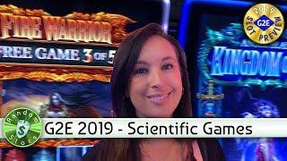 #G2E2019 Scientific Games - Fire Warrior & Kingdom of Ice Slot Machine Previews