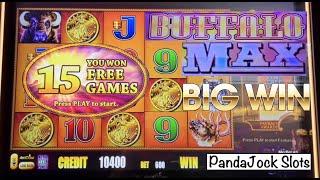 The curse of the Buffalo has been lifted! BIG WIN on Buffalo Max!