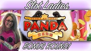 Double Happiness Panda BONUS ROUND with Kristin  Slot Ladies
