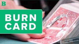 The Burn Card in Blackjack: What Do You Do About It?