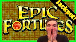 Using THIS BETTING METHOD To WIN My FIRST JACKPOT HAND PAY On Epic Fortunes Slot Machine!