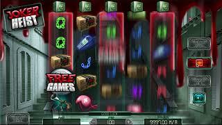 Joker Heist slot machine by Felix Gaming gameplay  SlotsUp