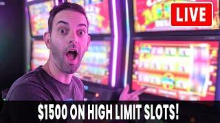 LIVE JACKPOT  w/ $1500 High Limit Room Slots