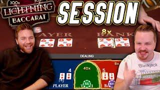 Lightning BACCARAT Session with BIG WINS!