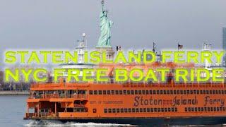 NYC Staten Island Ferry | FREE Ride Between Manhattan & Staten Island in New York City