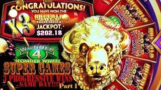 Best Day at the casino! Buffalo Gold Progressive Jackpots! slot Win