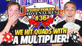 Fast Fours Finally Hits + Quads with a multiplier! Video Poker Adventures 36 •  The Jackpot Gents