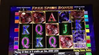 Cats Slot Bonus Round at $75/pull at Lodge Casino Colorado | The Big Jackpot