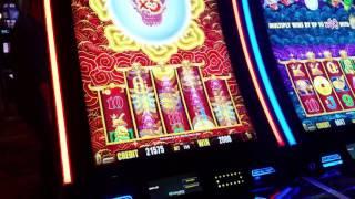 5 Dragons Gold Slot Machine Bonus Game Win