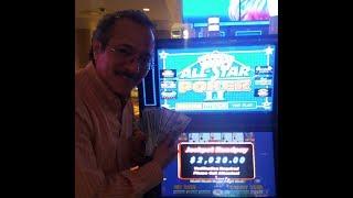 $2,020.00 Jackpot on an All-Star Poker II Video Poker Machine @ Caesar's Las Vegas