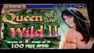 Queen Of The Wild II - BIG WIN w/ Re-trigger