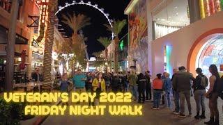 Las Vegas Strip Night Walk Veteran Day 2022