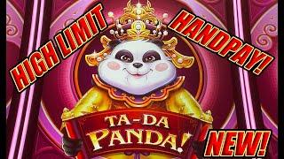 NEW SLOT!  Ta Da Panda  High Limit Jackpot Handpay!