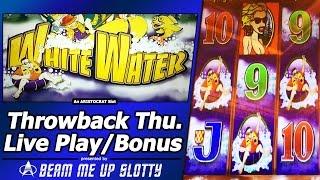 White Water Slot - TBT Live Play and 2 Free Spins Bonuses with Re-Triggers