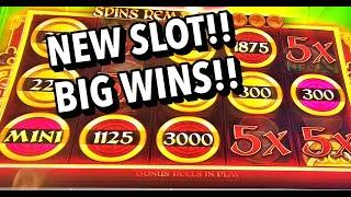 NEW Epic Fortunes Slot, Big Wins, High Limit Play!