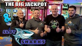 Dancing Drums LIVE SLOT PLAY with THE SLOT SHARKS | The Big Jackpot