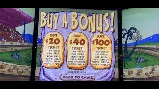 $100 Bet Flintstones Buy a Bonus Big Win
