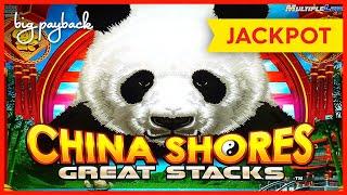 HANDPAY JACKPOT! China Shores Great Stacks Slot - WOW, JUST WOW!