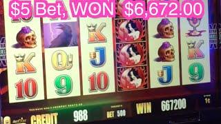 Wicked Winnings II w/Neighbor HAND PAY!! Wonder 4 LIVE PLAYCosmo Las Vegas Slot Machine
