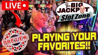 LIVE Exclusive Sneak Preview Slot Play at The Big Jackpot Slot Zone! High Limit Livestream