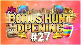 €12000 Bonus Hunt - Casino Bonus opening from Casinodaddy LIVE Stream #27