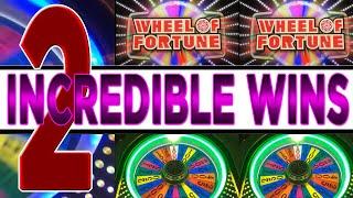 • • MAX BET / 2 GIANT WINS  • • $1 WHEEL OF FORTUNE AND BLAZING 7s