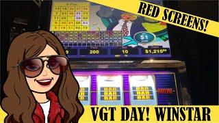 High Limit VGT Day Mr. Money Bags& Reel Fever - $10 & $15 Bets WINSTAR  Red Spins!
