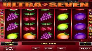 Ultra Seven video slot - Review online Fruitmachine Amatic