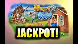 JACKPOT HANDPAY: Huff n Puff Slot Machine