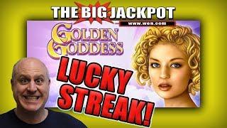 RAJA CONTINUES HIS LUCKY STREAK  GOLDEN GODDESS KEEPS PAYING! | The Big Jackpot