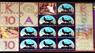 Coyote Moon / Tour de Paris BIG WIN from Freeplay Harrah's Slot Machine in Las Vegas