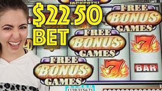 High Limit QUICK HITS BONUSED SO MUCH! $22/Spin!