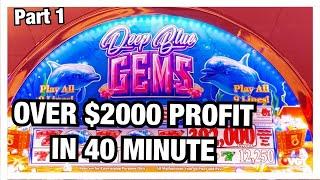 OMG THIS SLOT WAS ON STEROIDS! PART 1 VGT 9-LINER PROFIT OVER $2000! CHOCTAW DURANT