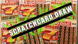 SCRATCHCARDS...GAME ON...VIEWERS  SCRATCHCARD PRIZES..ITS DRAW TIME FOLKS