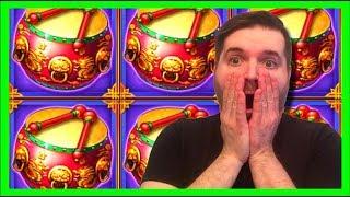 $100 - Dancing Drums Slot Machine Challenge - Less Is More With SDGuy1234
