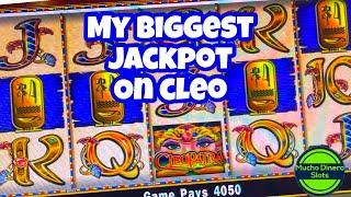 MY BIGGEST JACKPOT THIS YEAR MASSIVE JACKPOT ON CLEOPATRA SLOT HIGH LIMIT  $100 SPINS FREE GAMES