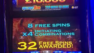 32 free spins on fire horse  at the Hipperdrome in London