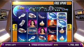 STAR TREK: THE NEW GENERATION Video Slot Casino Game with a NEUTRAL ZONE FREE SPIN BONUS