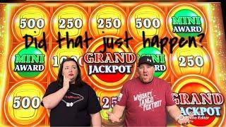 HANDPAY! NOT SURE WHAT HAPPENED BUT I LIKED IT! Bonuses on games we don't play often!