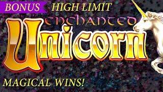 HUGE WIN!  High Limit Room  Lightning Cash  Enchanted Unicorn  The Slot Cats