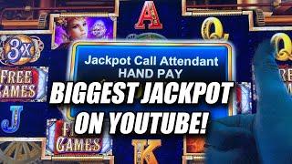 BIGGEST JACKPOT ON YOUTUBE  $50 BETS ON EMPRESS OF TIME  HANDPAY