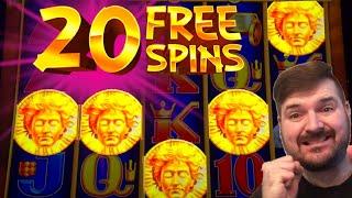 RARE 5 Symbol Bonus Trigger On Horses Of Helios Slot Machine! AMAZING WIN!
