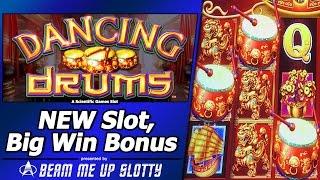 Dancing Drums Slot - Live Play and Big Win Bonus in New 88 Fortunes sequel