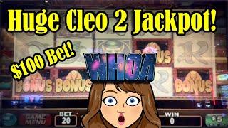 Epic Cleo 2 Jackpot! $100 Bet - Our Biggest Cleo 2 Jackpot on YouTube!