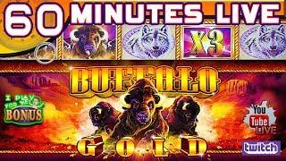 60 MINUTES LIVE  BUFFALO GOLD @ THE SLOT MUSEUM!