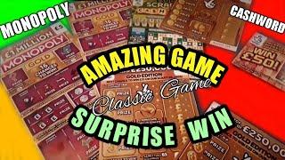 AMAZING CLASSIC GAME...MONOPOLY GOLD..CASHWORD..WIN £50..CASH MATCH...QUIDS IN..MONEY SPINNER..