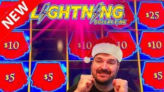 NEW!  Playing Each Of The LIGHTNING DOLLAR LINK Slot Machines At Grand Casino!