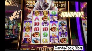 HANDPAY ON FREEPLAY️We maxed out the White Buffaloes