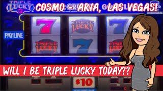 TRIPLE LUCKY 7'S Slot Machine and 3x4x5x Time Pay - HIGH LIMIT, MAX BET SLOT PLAY.
