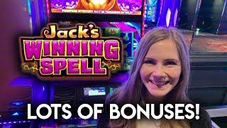 Jacks Winning Spell! Lots of Bonuses And Features!